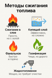 Классификация методов сжигания топлива — просто о сложном.